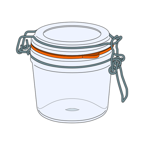 Glass jar clip art